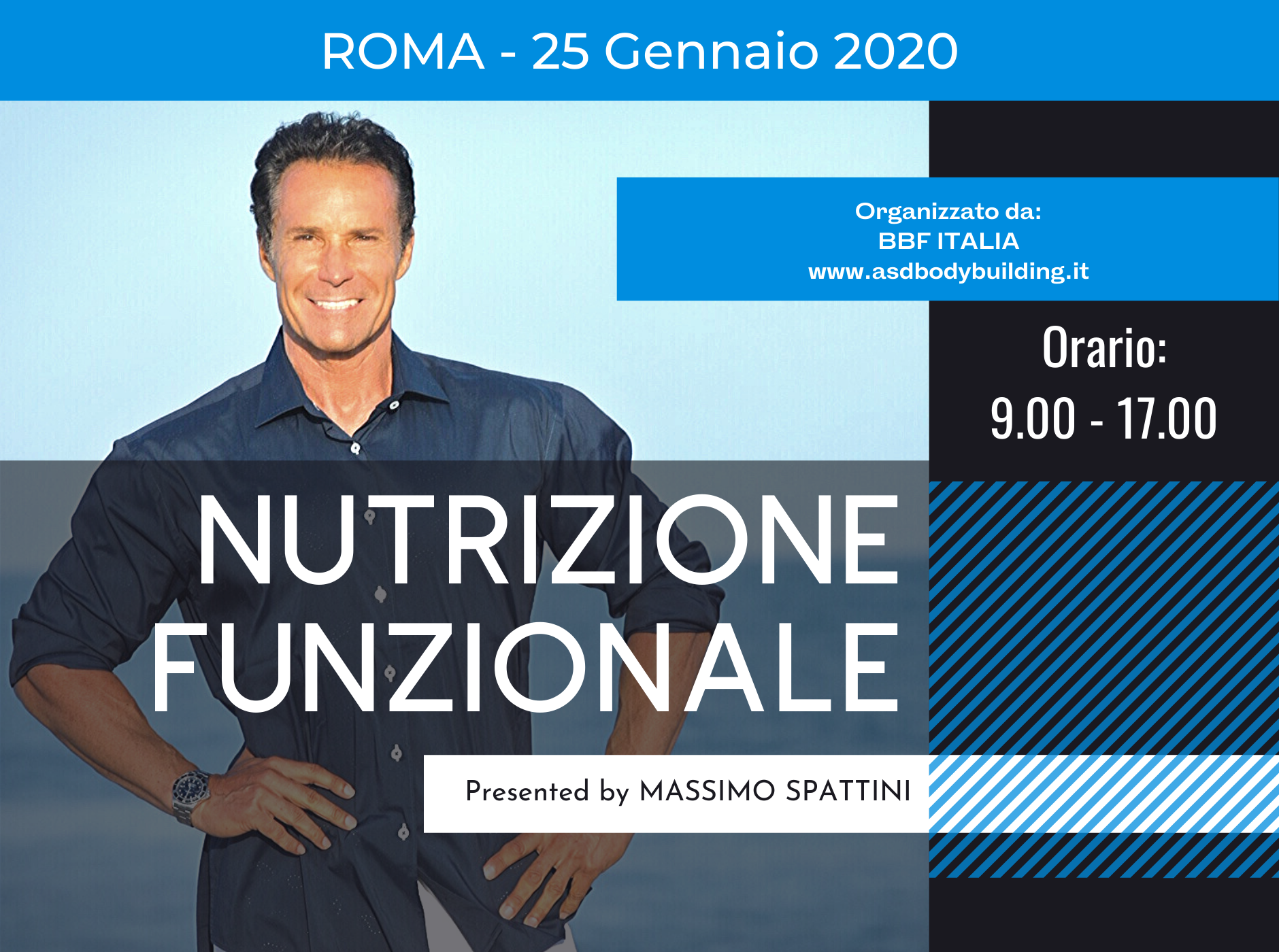NUTRIZIONE FUNZIONALE – Roma – 25 Gennaio 2020